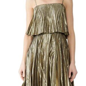 New JCrew Gold Goma Dress